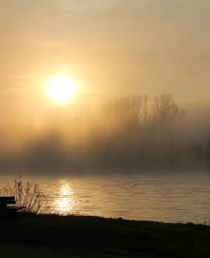 Rhein - Stimmungsbild (Foto: Lilaminze via Pixabay)